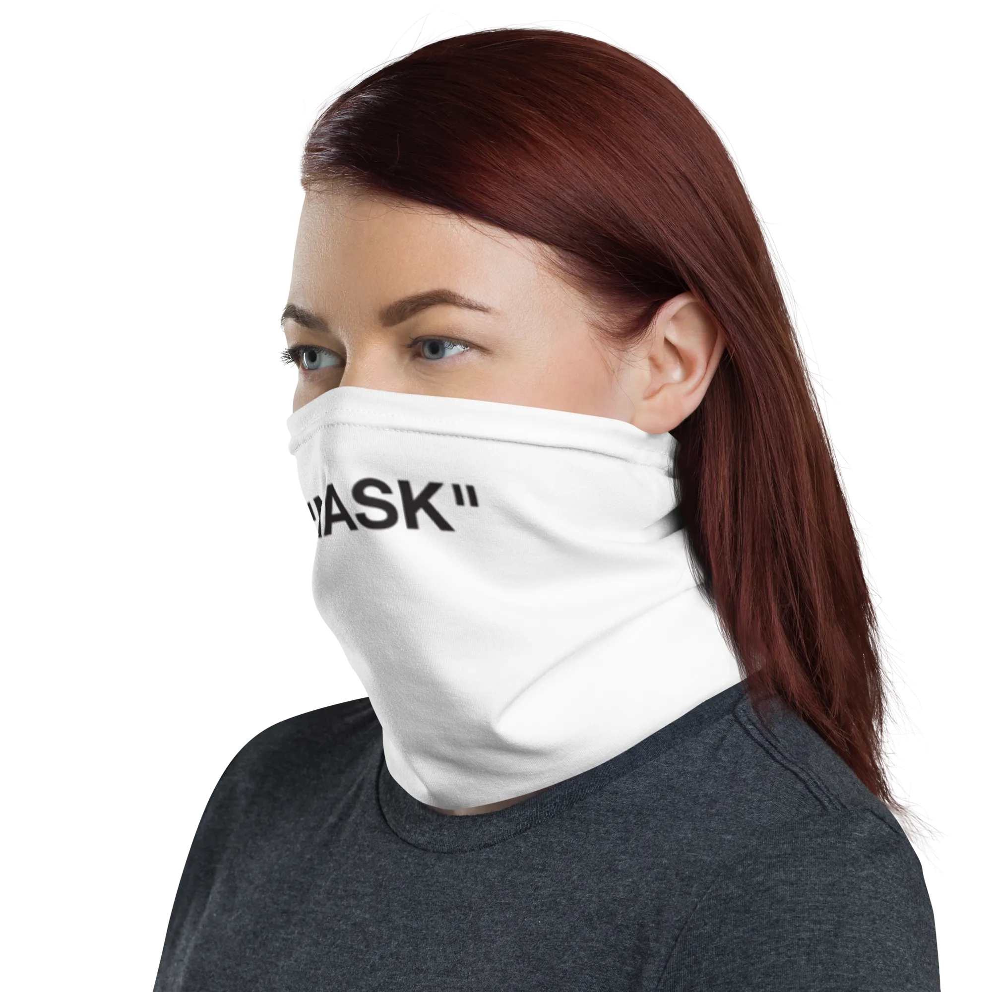 "PRODUCT" Series "MASK" Face Mask & Neck Gaiter White