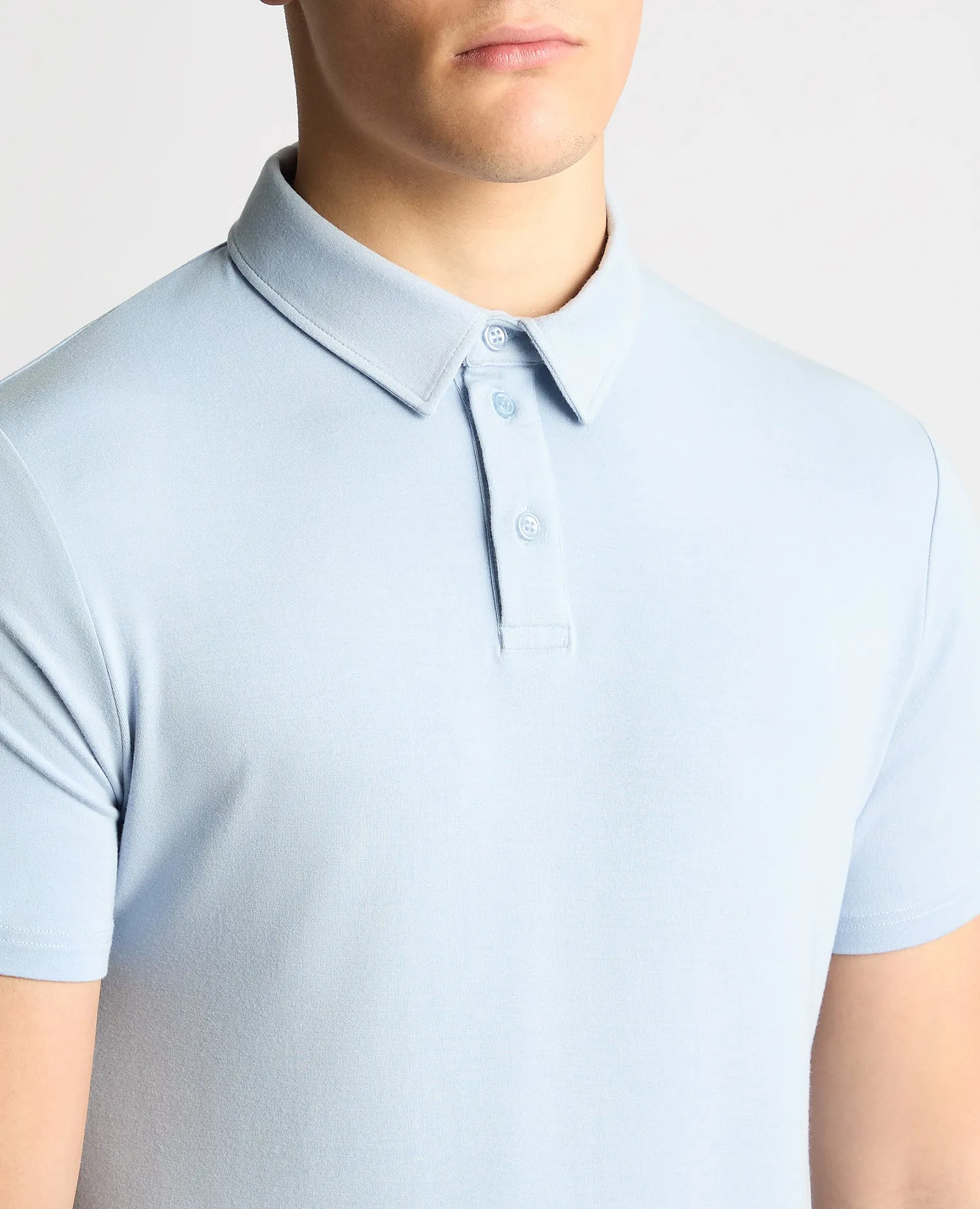 Relaxed Fit Tencel Polo