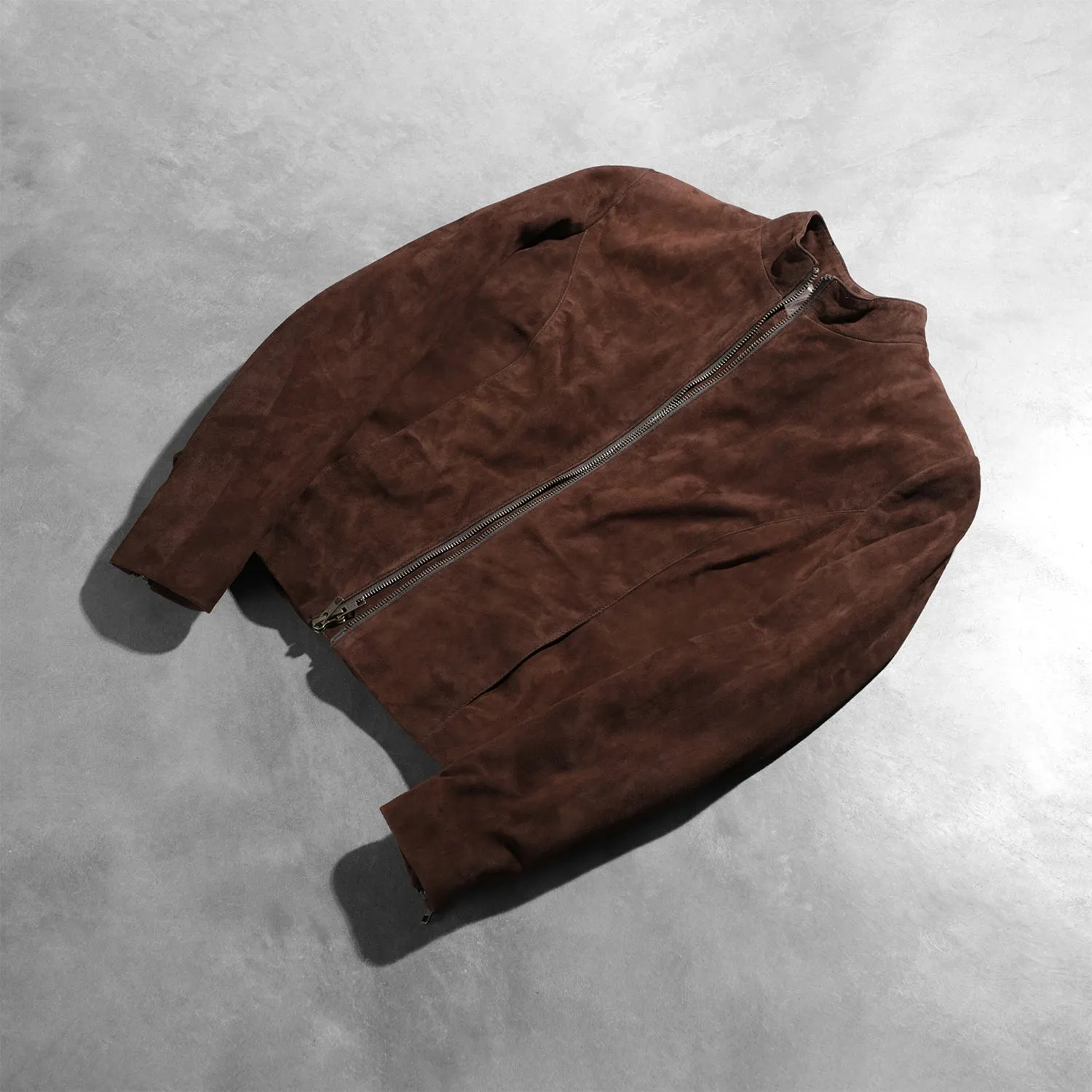 Rumella Mocha Suede Biker Jacket