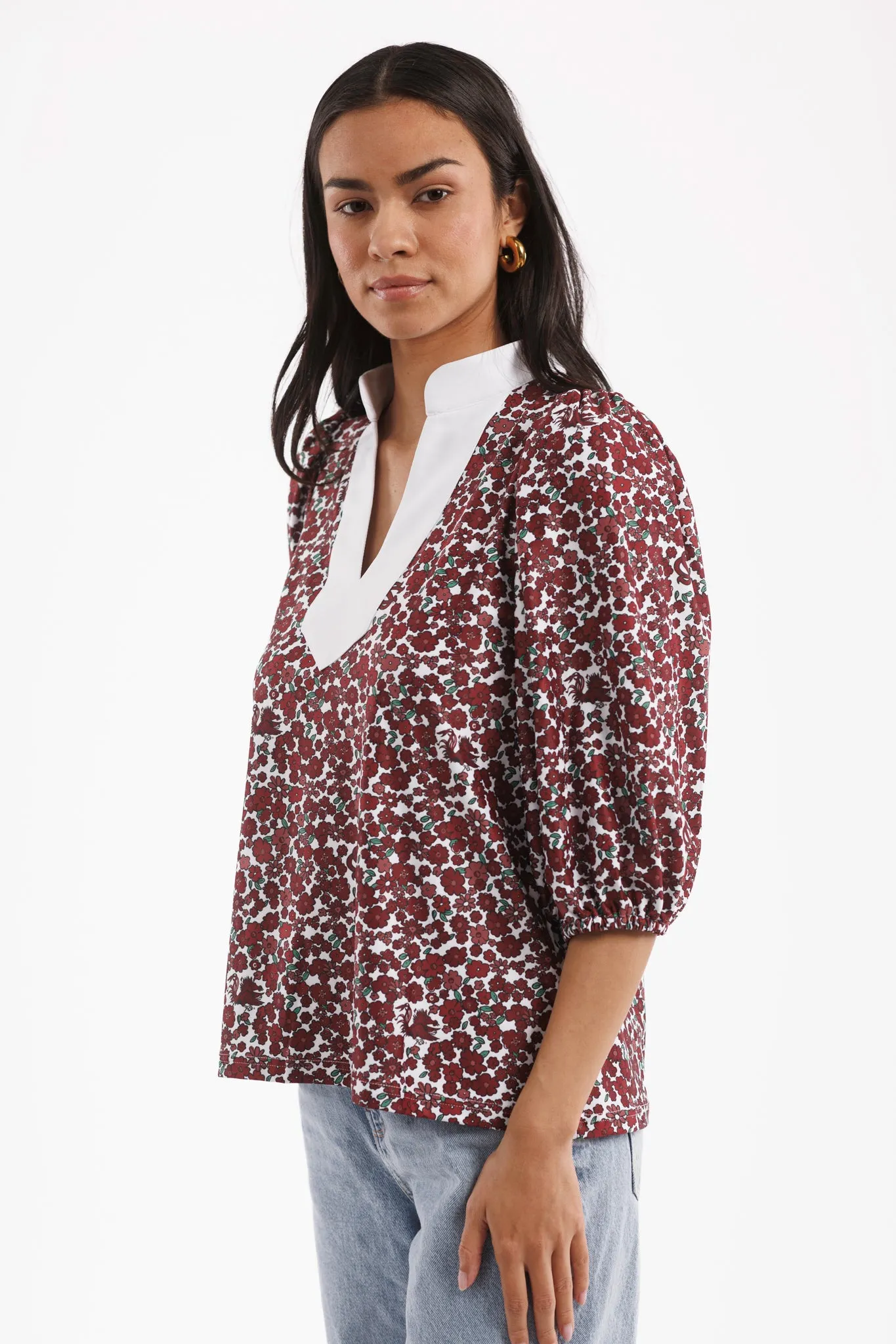 Tailgate Collection Eliza Top - USC Flora