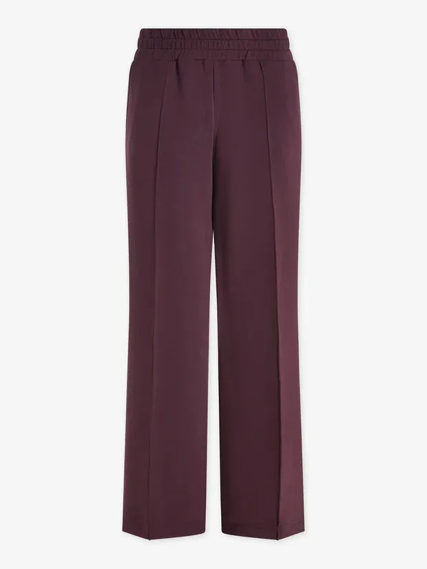 The Wide Leg Pant 30" in Deep Mahogany