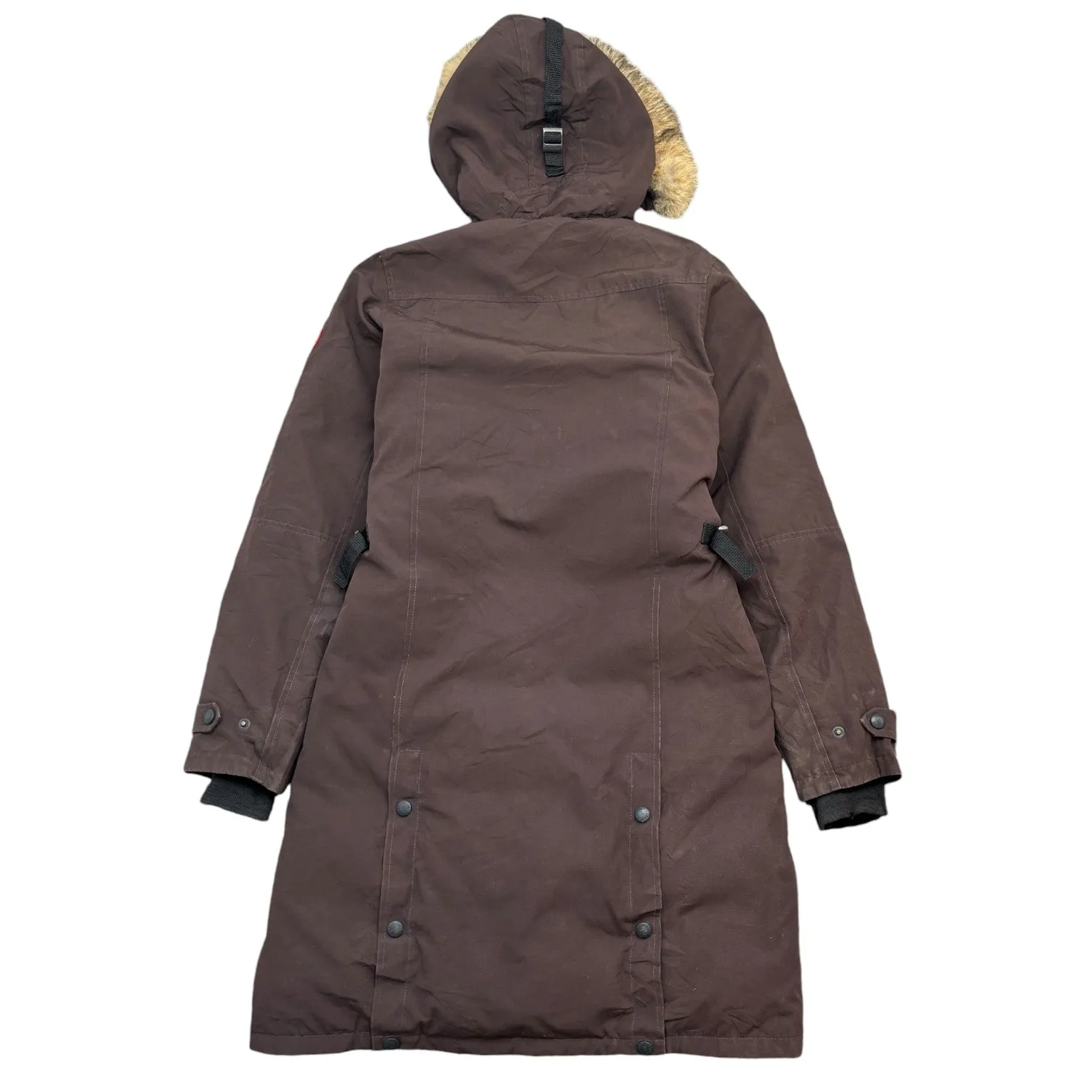 Women's Kensington Parka Down Jacket Brown Size XS